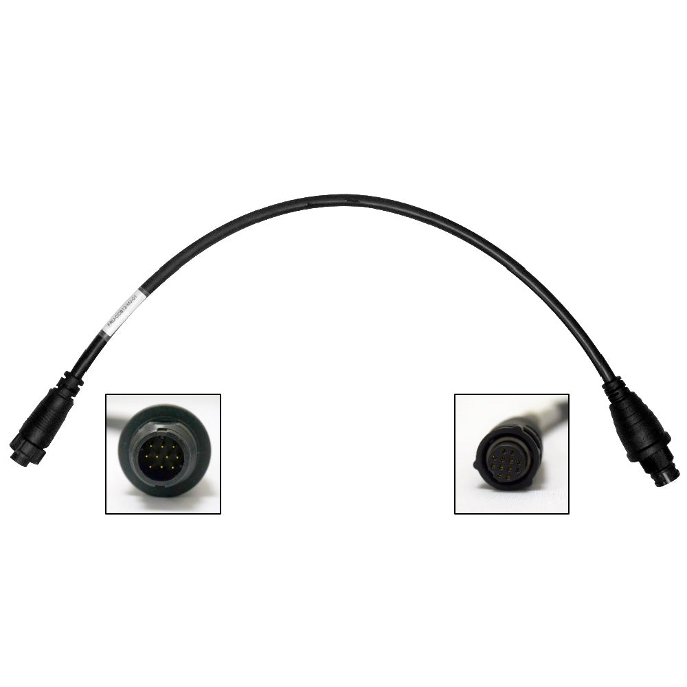 Furuno 10-Pin to 12-Pin transducer adapter cable, 0.4m length, for TZT3 models, used for marine transducer connections.