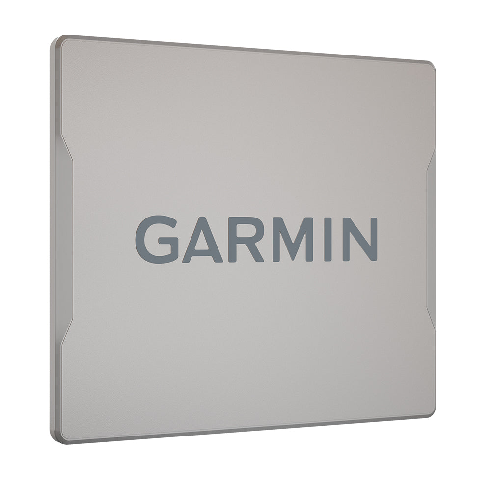 Garmin 10-inch protective plastic cover for accessories, designed to safeguard Garmin devices with a snug fit.