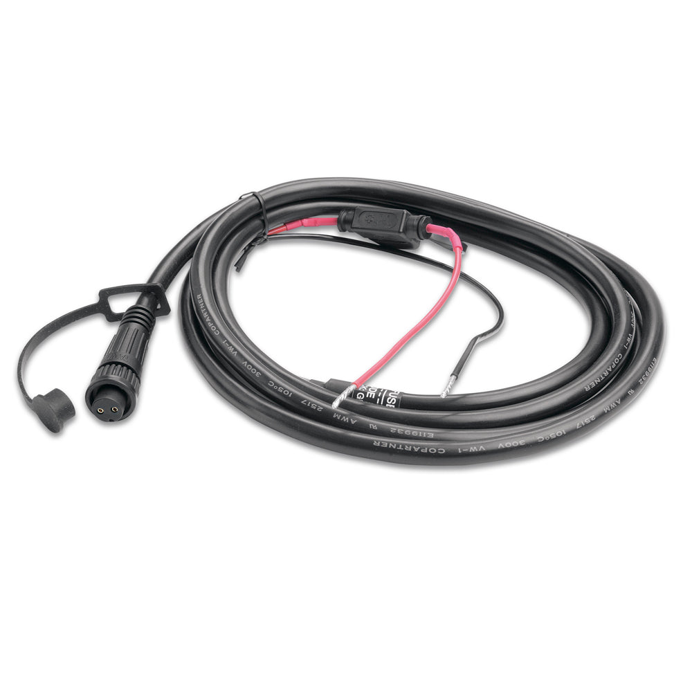 Garmin 2-Pin Power Cable for GPSMAP 4xxx and 5xxx Series marine GPS accessories, sturdy connection cable.