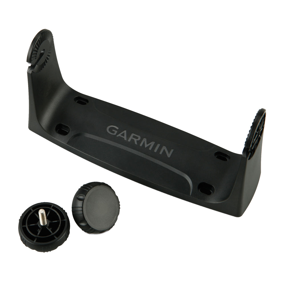 Garmin Bail Mount with knobs for 7xx series GPS devices, accessory in black with adjustable mounting hardware.