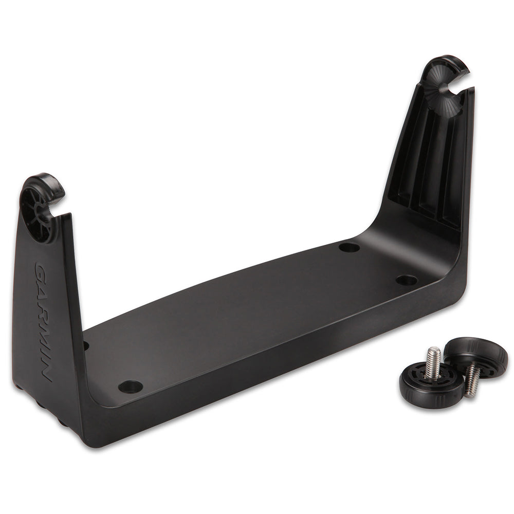 Garmin bail mount with knobs for echoMAP 70dv, 70s, GPSMAP 741, and XS series marine GPS accessories.