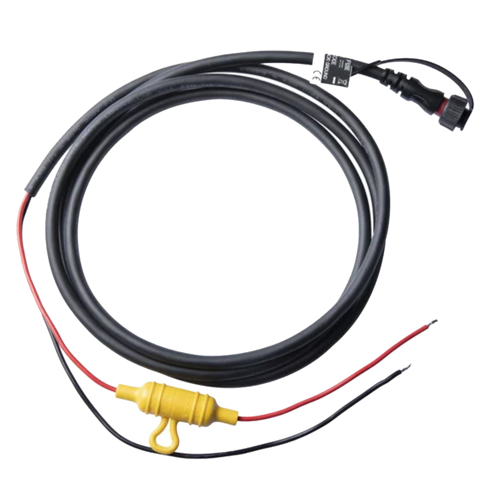 Garmin GPSMAP 2-Pin Power and Data Cable, 6-foot length, accessory for Garmin GPS devices, with connector ports visible.