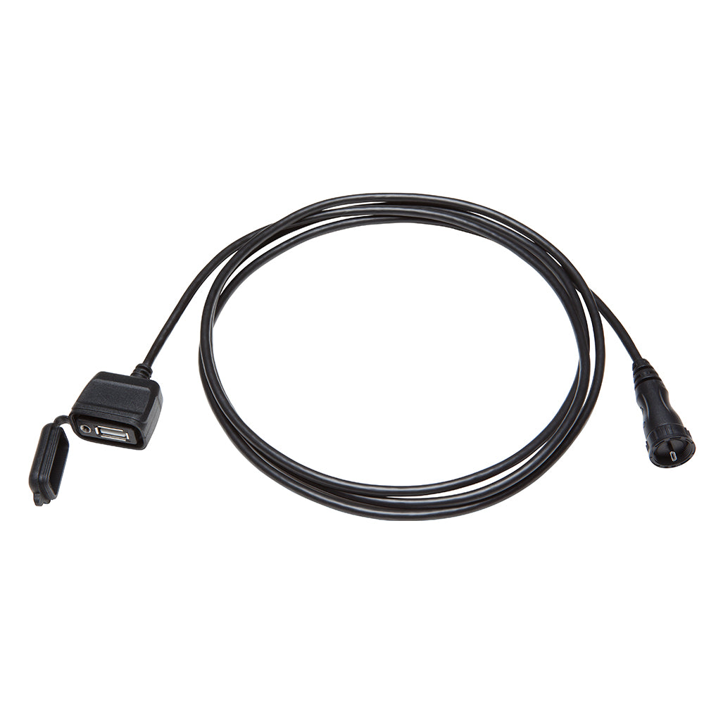 Garmin OTG Adapter Cable for GPSMAP 8400 and 8600 series marine chartplotters, accessory cable for data transfer and connectivity.