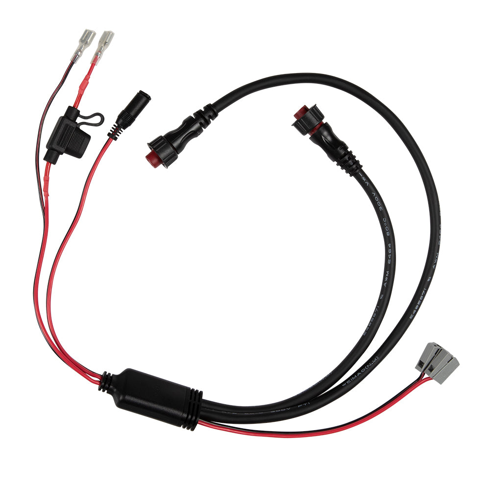 Garmin portable power cable accessory for charging compatible devices, with a compact design and durable cable for reliable power.