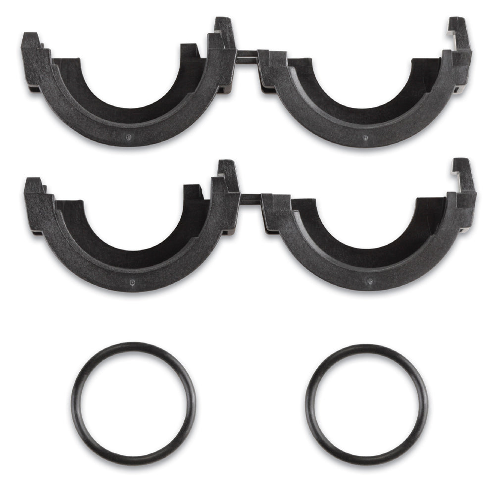 Garmin threaded split connector for RJ45 network cables, 18mm, used as accessory for networking and data connections.