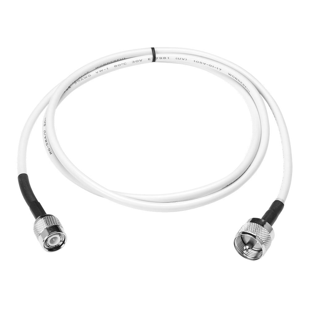 Garmin VHF interconnect cable, 1.2 meters, accessory for marine radio communication, with connectors visible in the image.