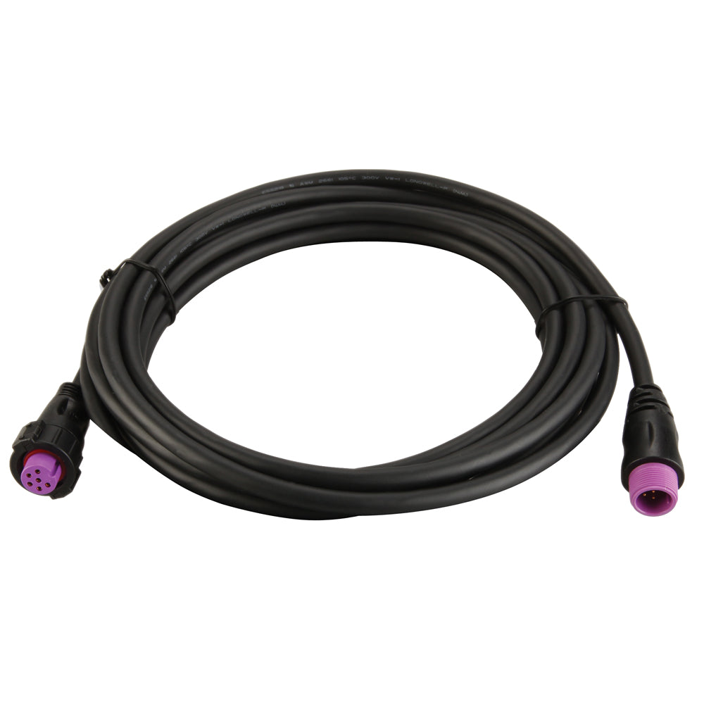 Garmin CCU Extension Cable 5M for autopilots, showing a black 5-meter cable with connectors on each end.