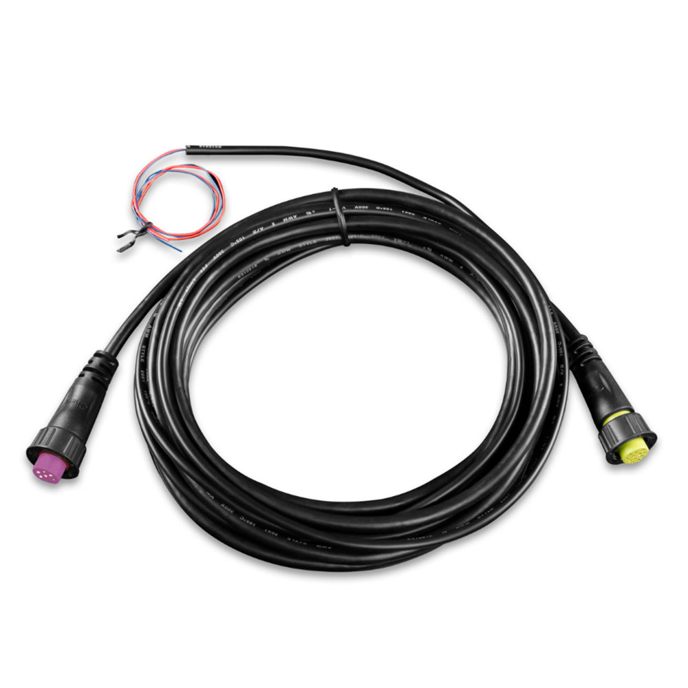 Garmin autopilot interconnect cable for mechanical and hydraulic systems with SmartPump, used in marine autopilot setups.