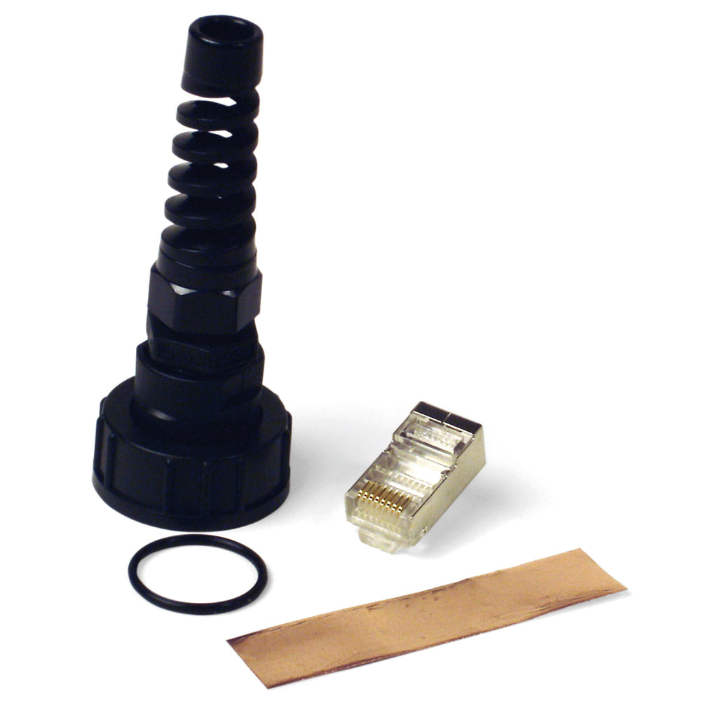 Garmin Marine Network Cable Connector RJ45 2-Pack, GPS accessories for marine networking, showing connectors and cable ends.