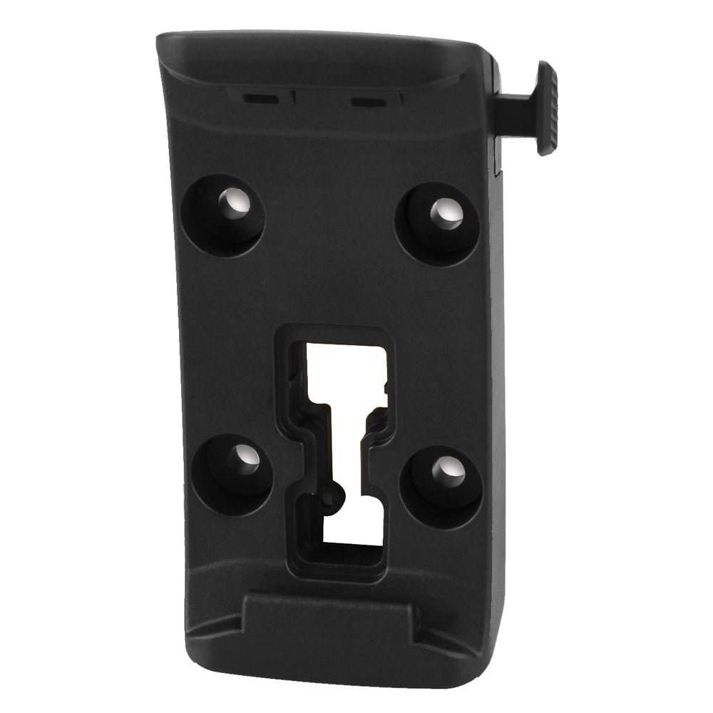 Garmin motorcycle mount bracket for Zumo 350LM GPS, sturdy accessory with secure attachment for motorcycle navigation.