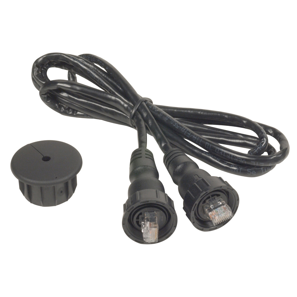 Garmin 6 ft marine network cable with RJ45 connector for networking marine electronics and devices.