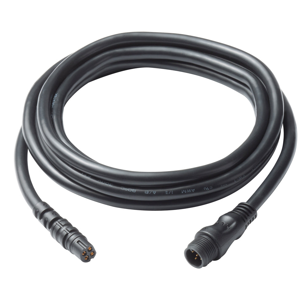 Garmin 4-pin female to 5-pin male NMEA 2000 adapter cable for echoMAP CHIRP 5Xdv marine navigation systems.
