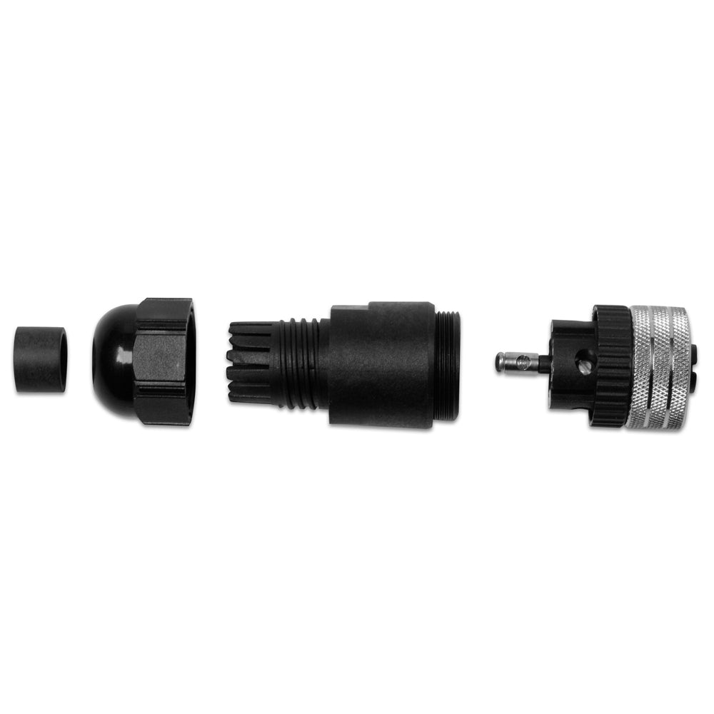 Garmin NMEA 2000 Field Installable Female Connector for marine NMEA cables and sensors, durable and easy to install.