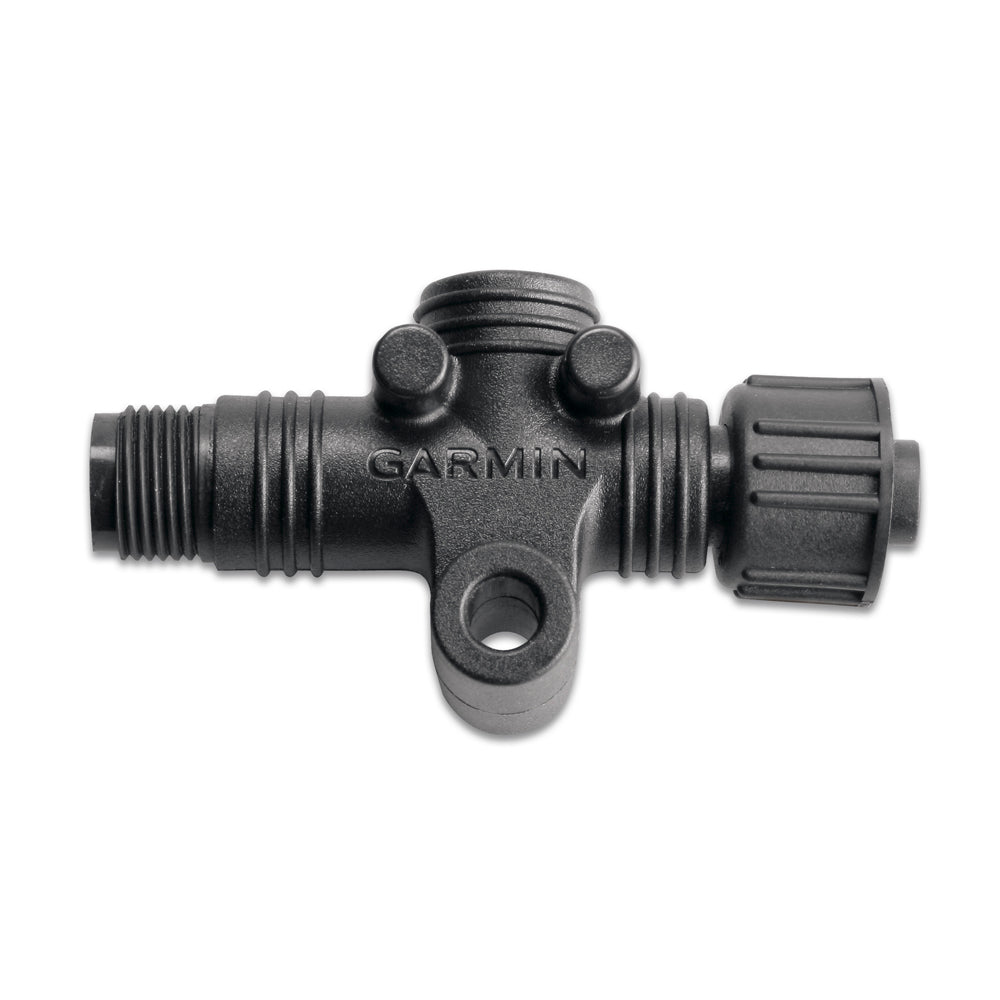 Garmin NMEA 2000 in-line terminator for marine NMEA cables and sensors, essential for proper network termination and signal integrity.