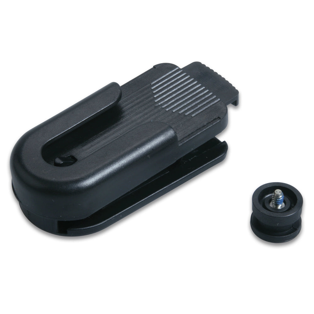 Garmin belt clip for Astro, eTrex, Geko, GPSMAP, Rino series, and GHP 10 GPS devices, pet accessories attachment.