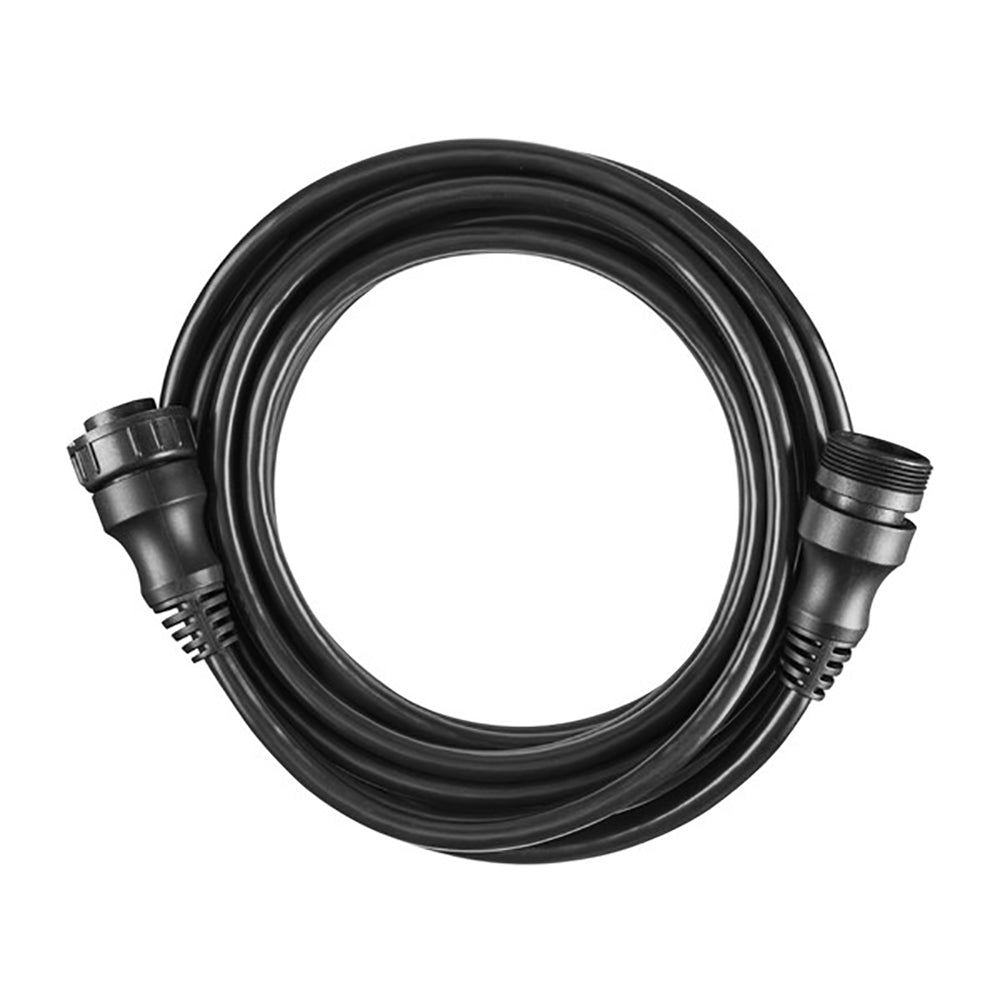 Garmin Panoptix LiveScope transducer extension cable, 10-foot length with 21-pin connection, for marine sonar transducer accessories.