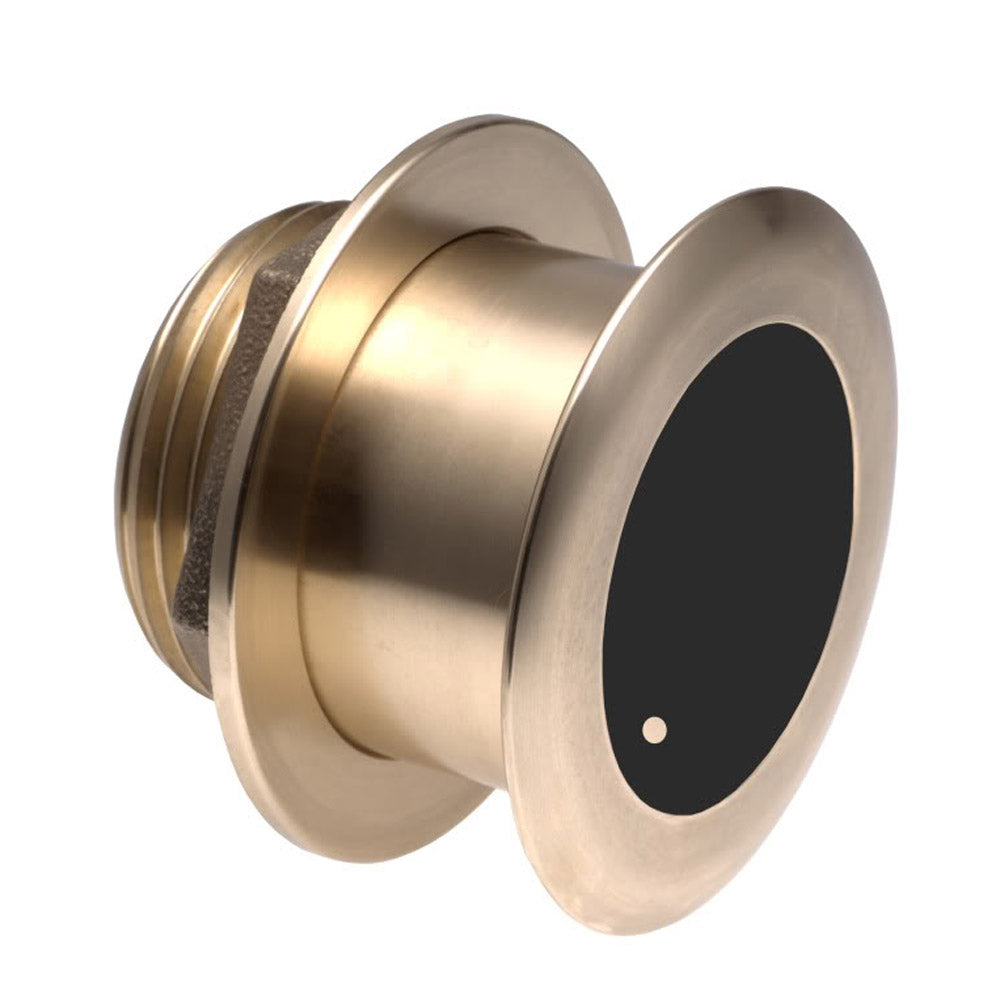 Garmin B175L bronze 20-degree thru-hull transducer for boats, 1kW power, 8-pin connector, durable marine sonar equipment