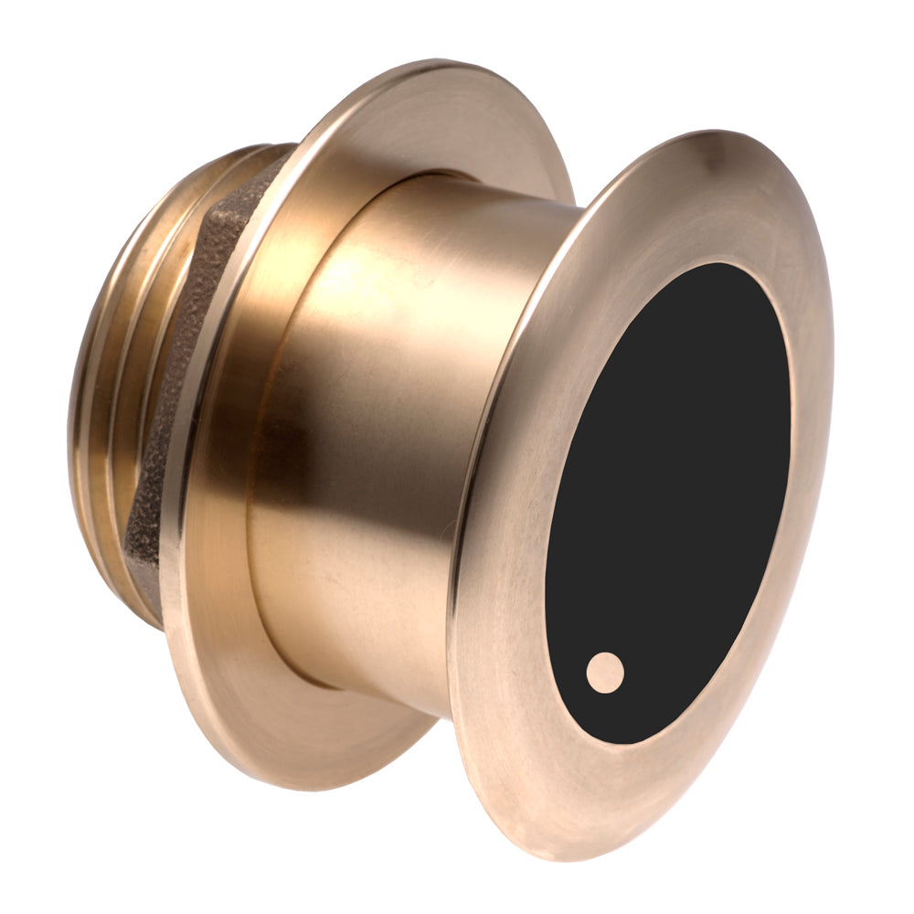 Garmin Bronze Thru-hull Wide Beam Transducer with Depth and Temperature, 20° tilt, 8-pin connector, Airmar B175HW.