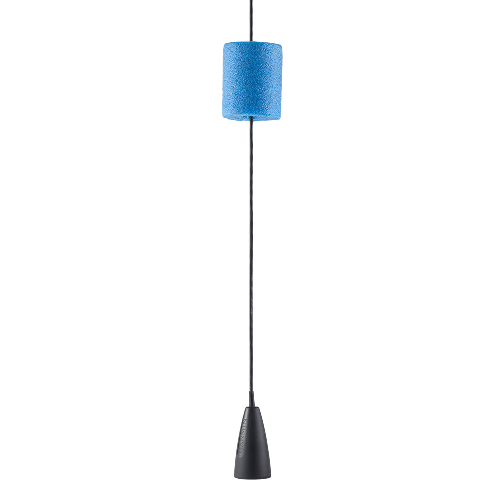 Garmin Dual Beam-IF Ice Transducer for sonar, showing the transducer device with cable and mounting components.