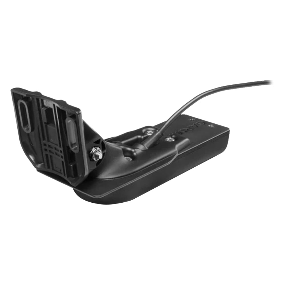 Garmin GT22HW-TM plastic trolling motor transducer with high wide CHIRP and DownVu imaging, 8-pin connector, 455/800kHz, 500W