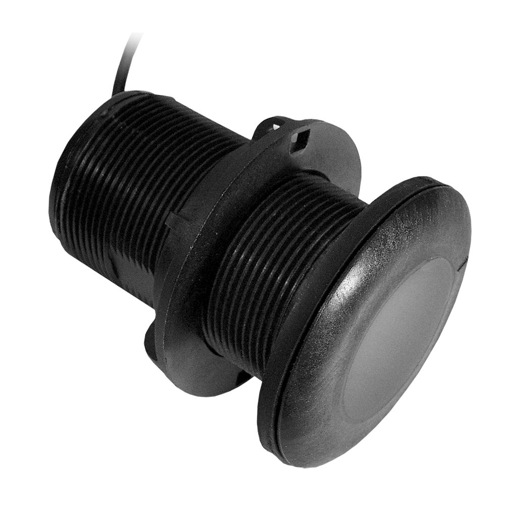 Garmin P19 Nylon 12 Degree Tilt Transducer with 8-pin connector, designed for marine sonar and depth measurement.