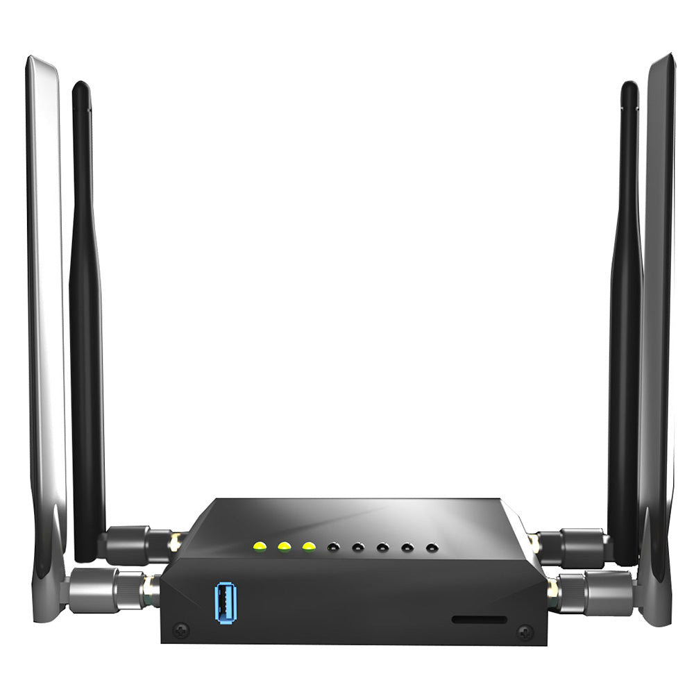 GOST Octo Duece Cellular Router for security systems, featuring multiple connectivity ports and compact design.