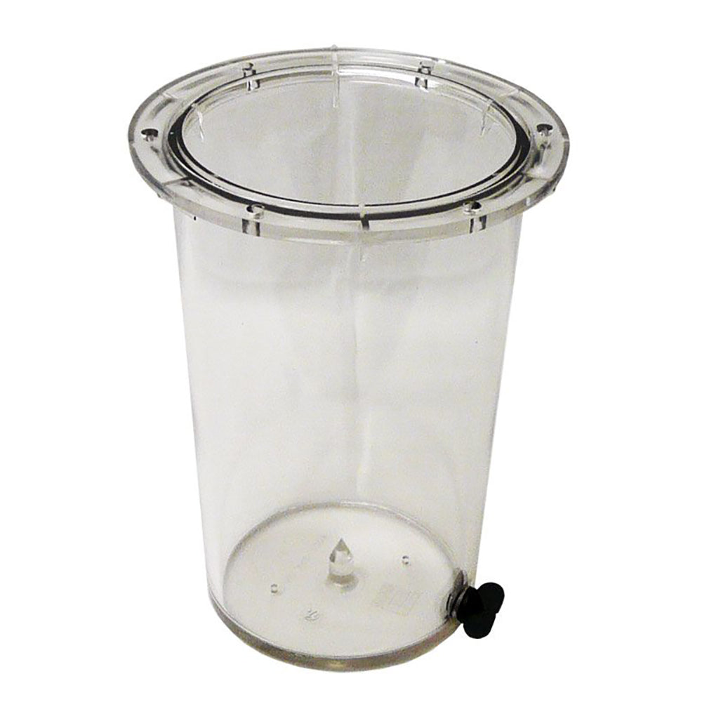 GROCO ARG-2503 sight glass for ARG-2500 series strainers and baskets, showing clear glass view of internal components