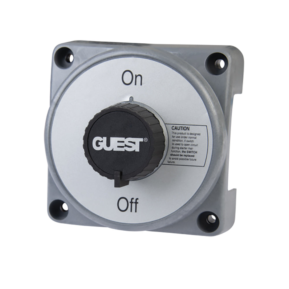 Guest Extra-Duty On/Off Diesel Power Battery Switch for battery management, featuring heavy-duty switch and clear ON/OFF labels.