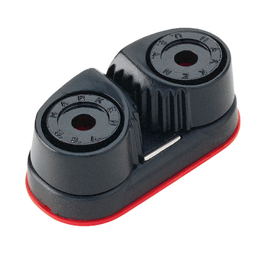 Harken Micro Carbo-Cam Cleat, lightweight sailing hardware with durable carbobo material, used for securing lines on boats.