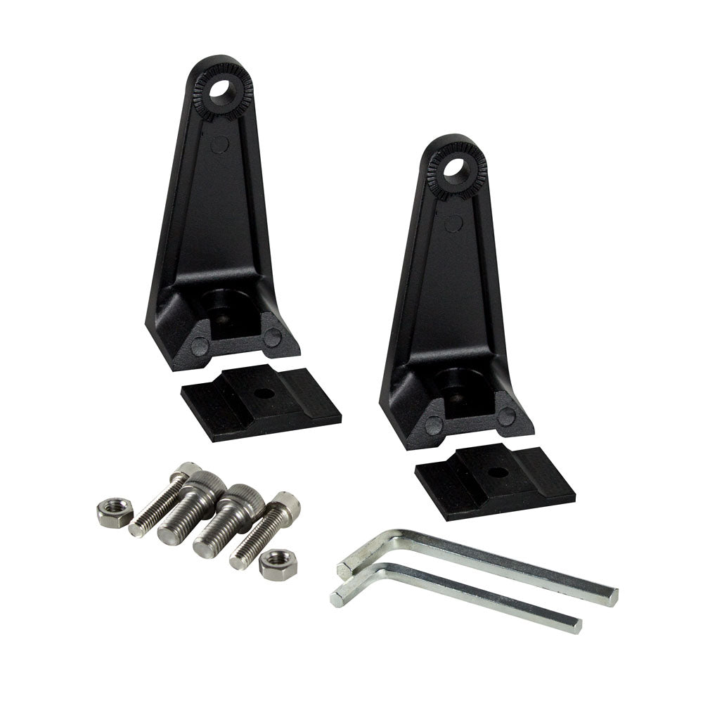 HEISE LED Lighting Systems replacement lightbar mounting brackets and hardware for secure installation of lightbars.
