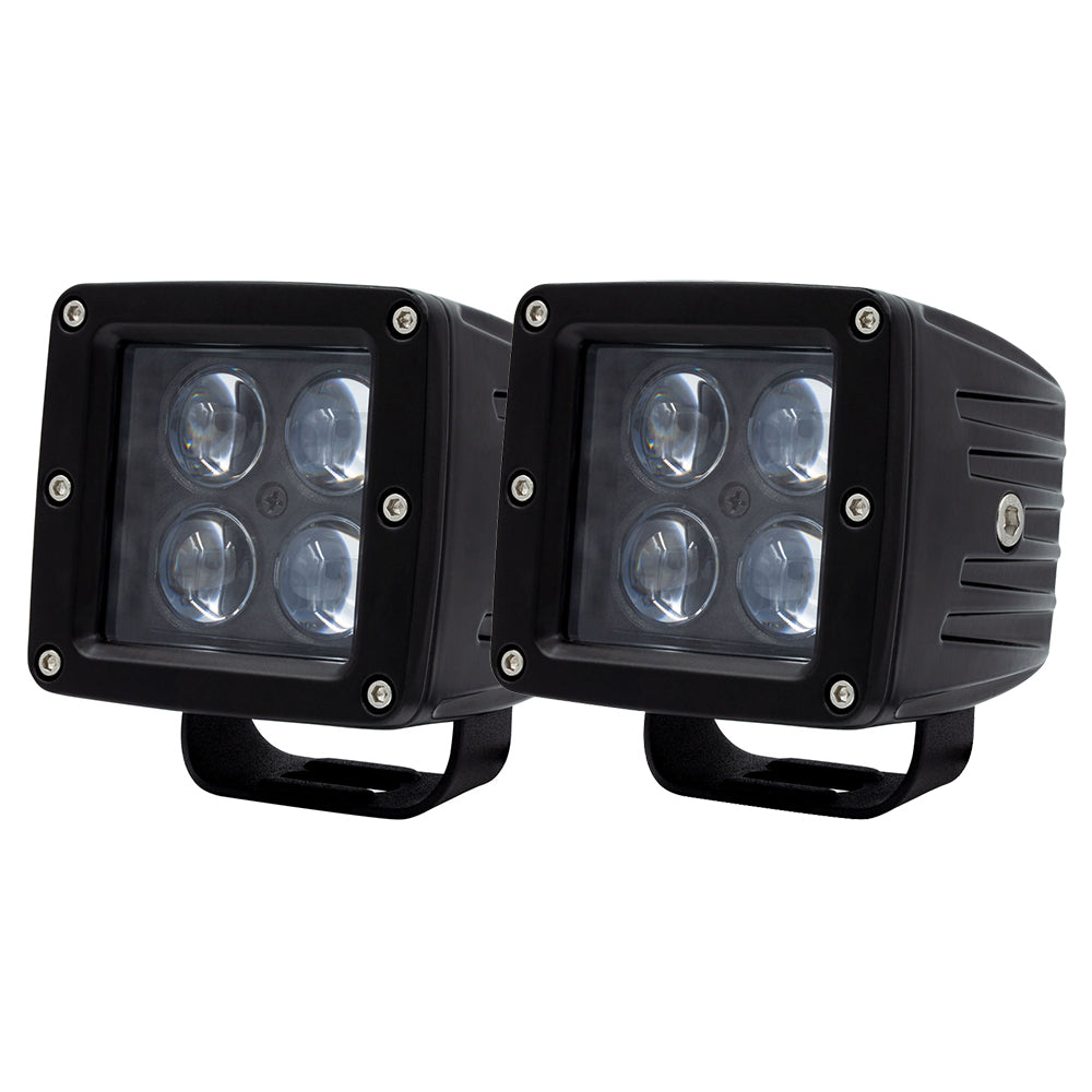 Cube lumineux HEISE 3" 4 LED - Lot de 2