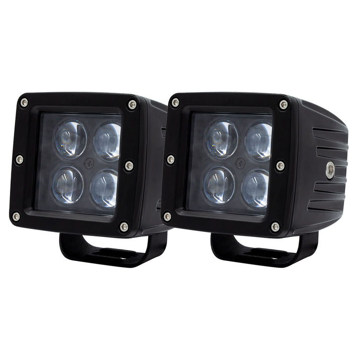 Cube lumineux HEISE 3" 4 LED - Lot de 2