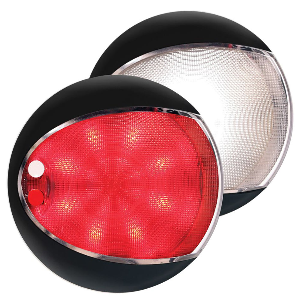 Hella Marine EuroLED 130 Touch - Blanc/Rouge - Capot noir