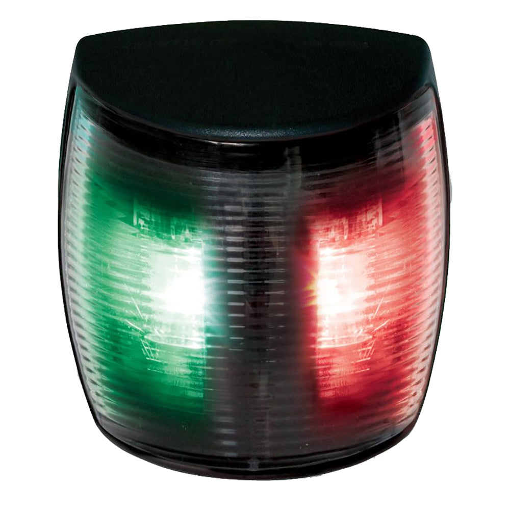 Hella Marine BSH NaviLED PRO Bi-Color Navigation Lamp with black housing, 2 nautical mile visibility, for marine navigation.