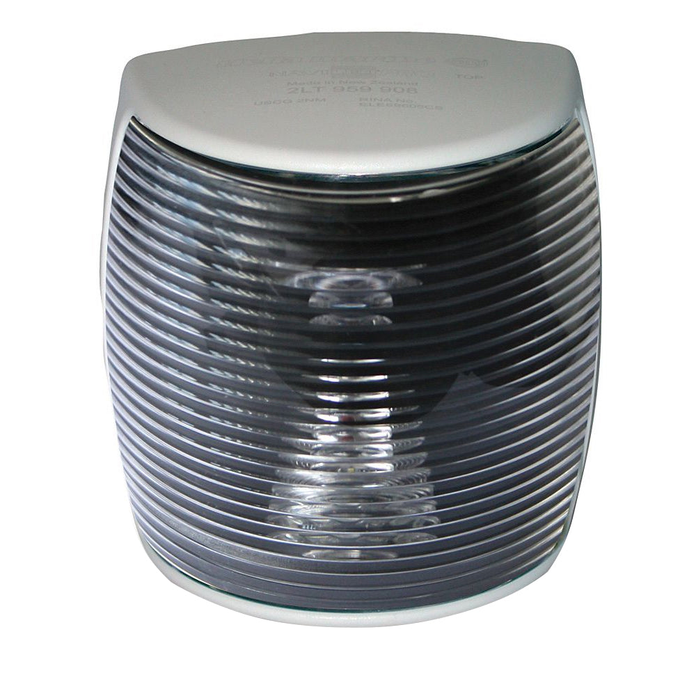 Hella Marine NaviLED PRO masthead navigation lamp with white housing, 3 nautical mile visibility, for marine navigation lights.