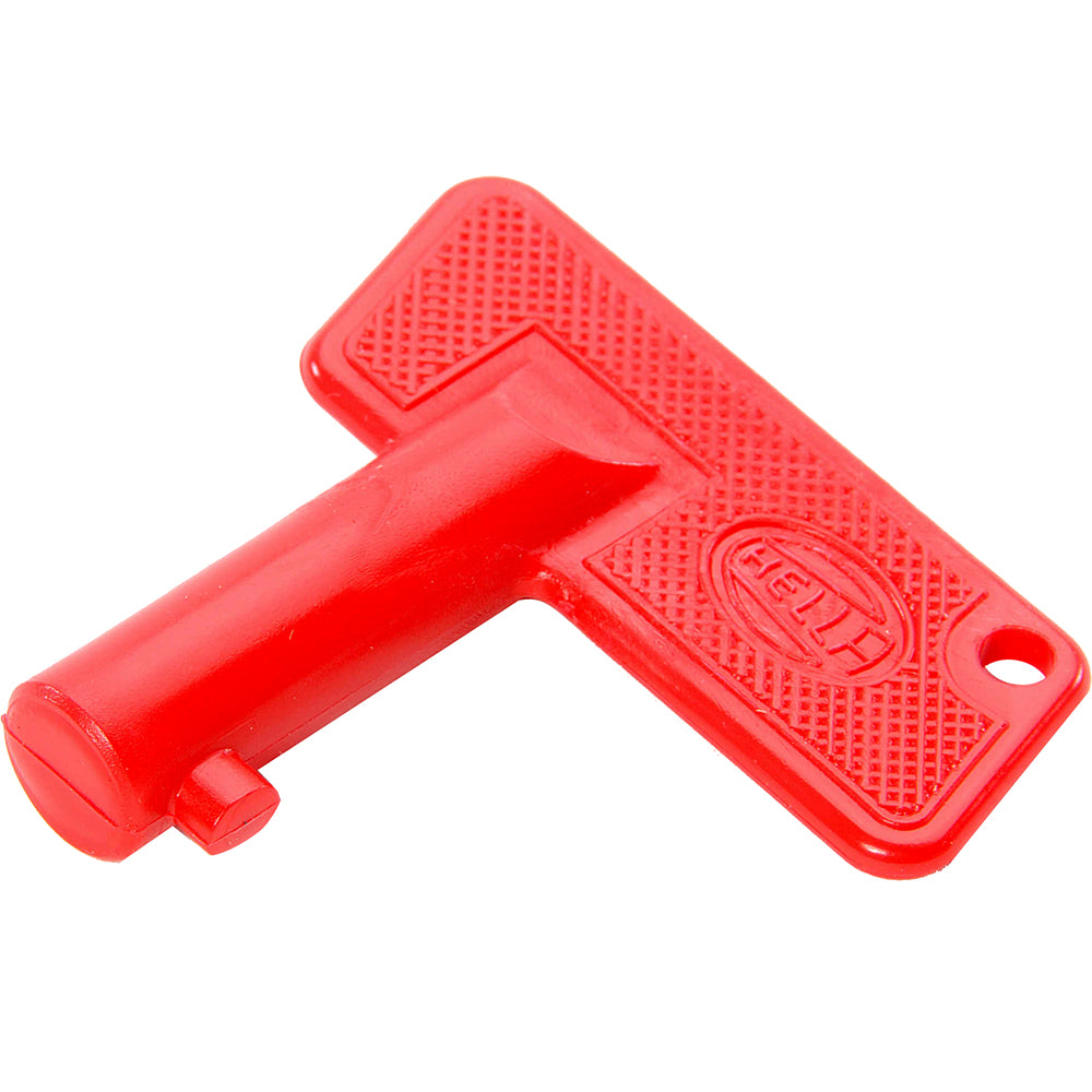 Hella Marine Master Battery Switch spare key, marine switch accessory with key for battery control system.