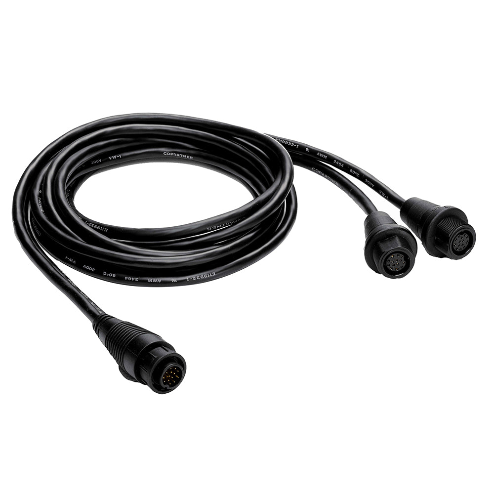 Humminbird 14-M360-2DDI-Y Mega 360 2D/MDI 14-Pin Y-Cable for marine fishfinder accessories, connects Humminbird devices.