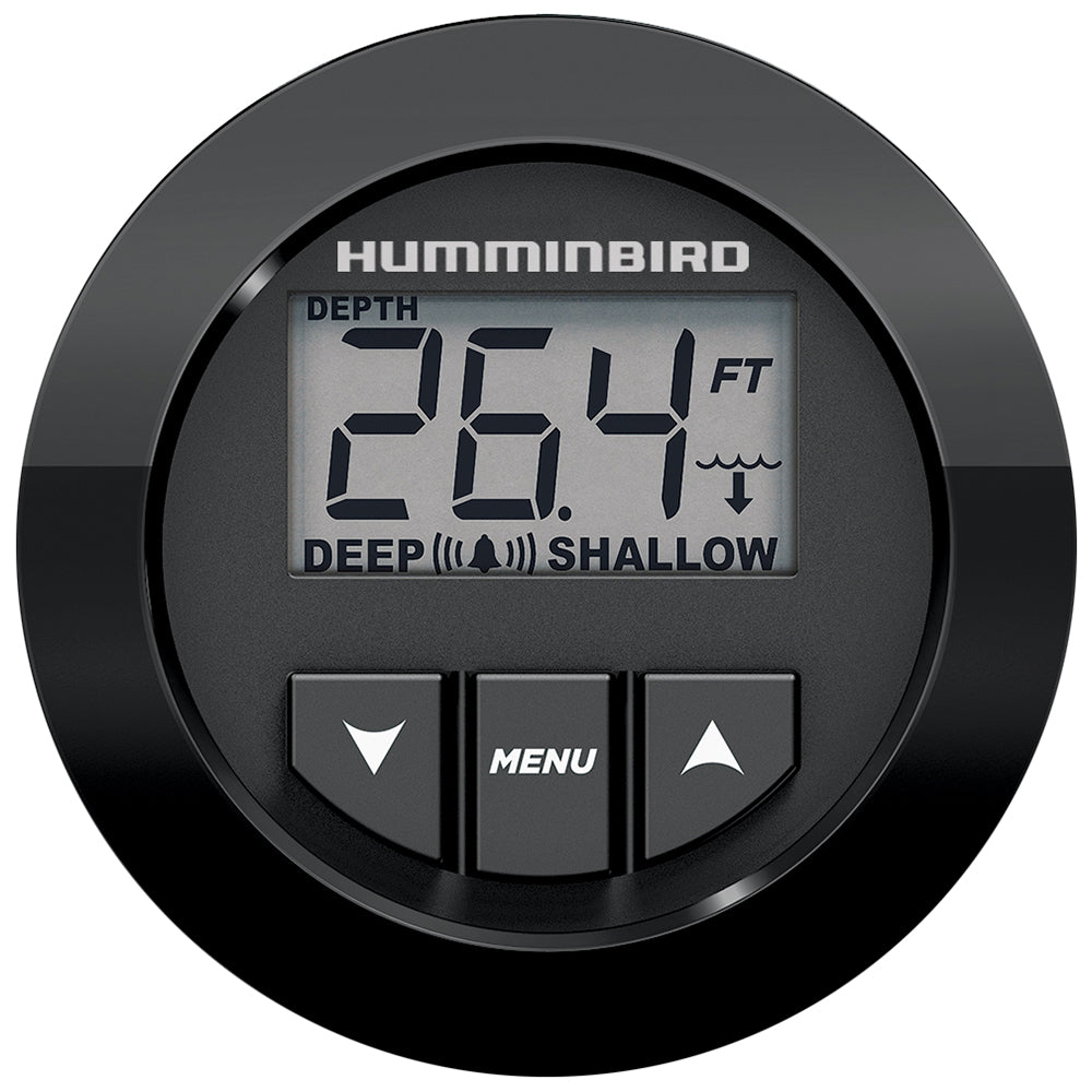 Humminbird HDR 650 instrument with black, white, or chrome bezel and TM transducer, suitable for marine or boating applications.