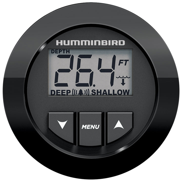 Humminbird HDR 650 instrument with black, white, or chrome bezel and TM transducer, suitable for marine or boating applications.