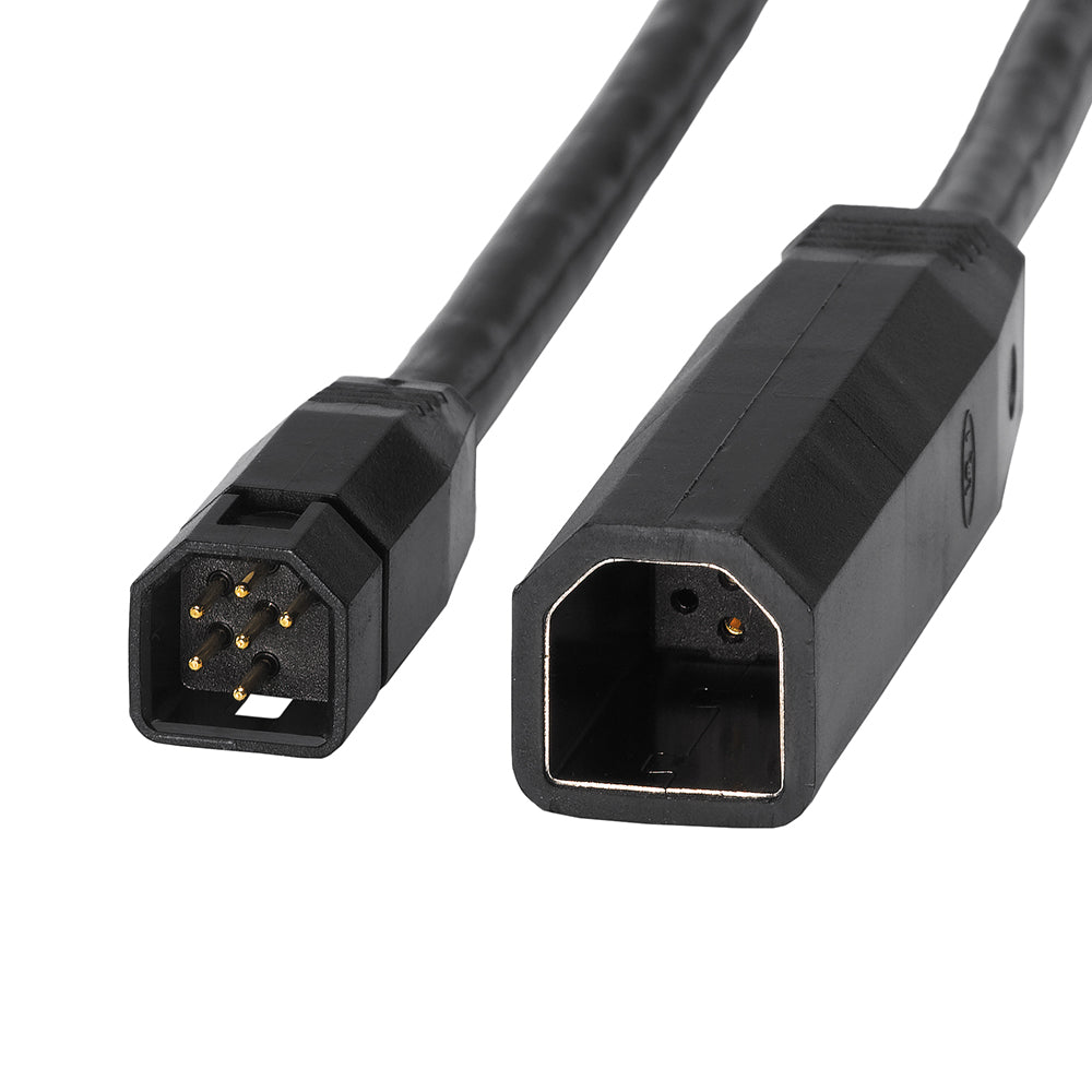 Humminbird EC M10 transducer extension cable, 10 feet, for marine fish finder transducer accessories, with durable connector ends.