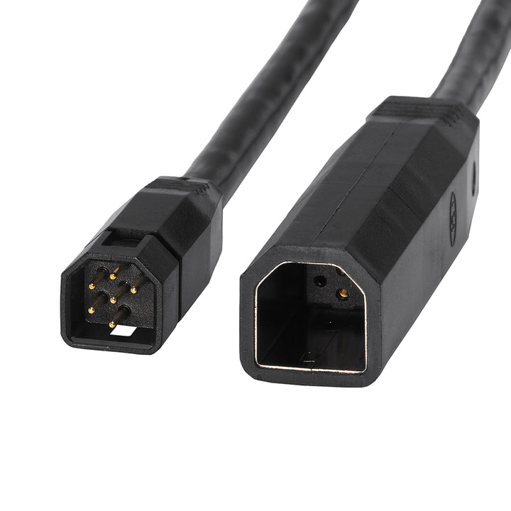 Humminbird EC M10 transducer extension cable, 10 feet, for marine fish finder transducer accessories, with durable connector ends.