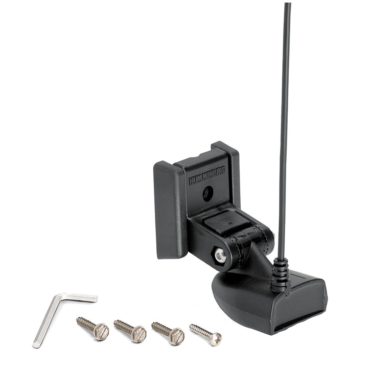 Humminbird XNT-9-HW-T Helix Dual Spectrum CHIRP transom mount transducer with temperature sensor for fishfinder systems.