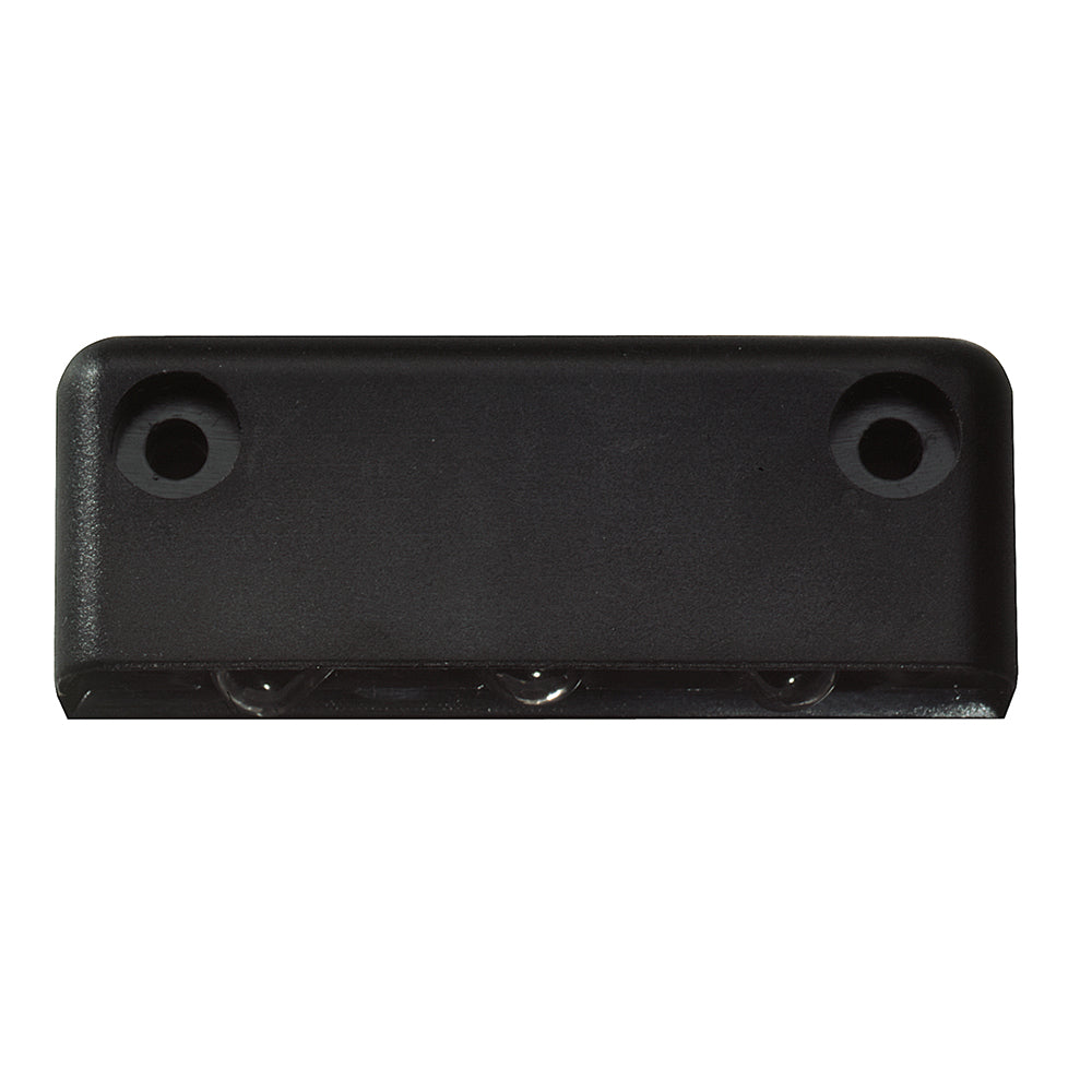 Innovative Lighting 3 LED surface mount step light in white with black case, used as interior courtesy lighting.