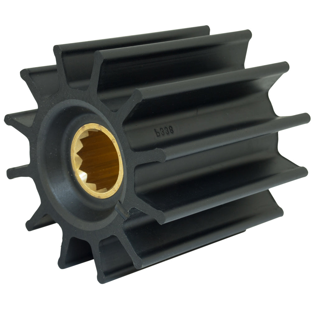 Jabsco 12-blade neoprene impeller kit for marine pumps, featuring durable construction and precise fit for optimal performance.