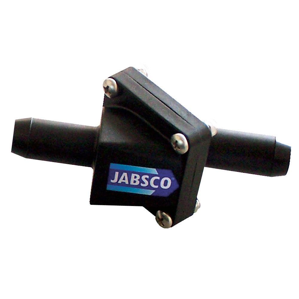 Jabsco 3/4-inch marine sanitation non-return valve, inline plumbing component for preventing backflow in marine systems