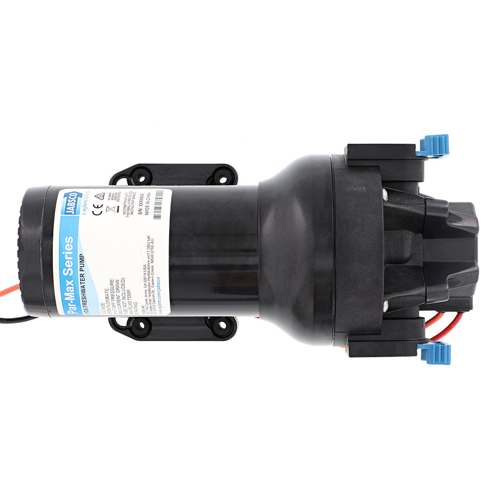 Jabsco Par-Max HD6 heavy-duty 24V water pressure pump for washdown, 6 GPM flow, 60 PSI, durable marine-grade pressure pump
