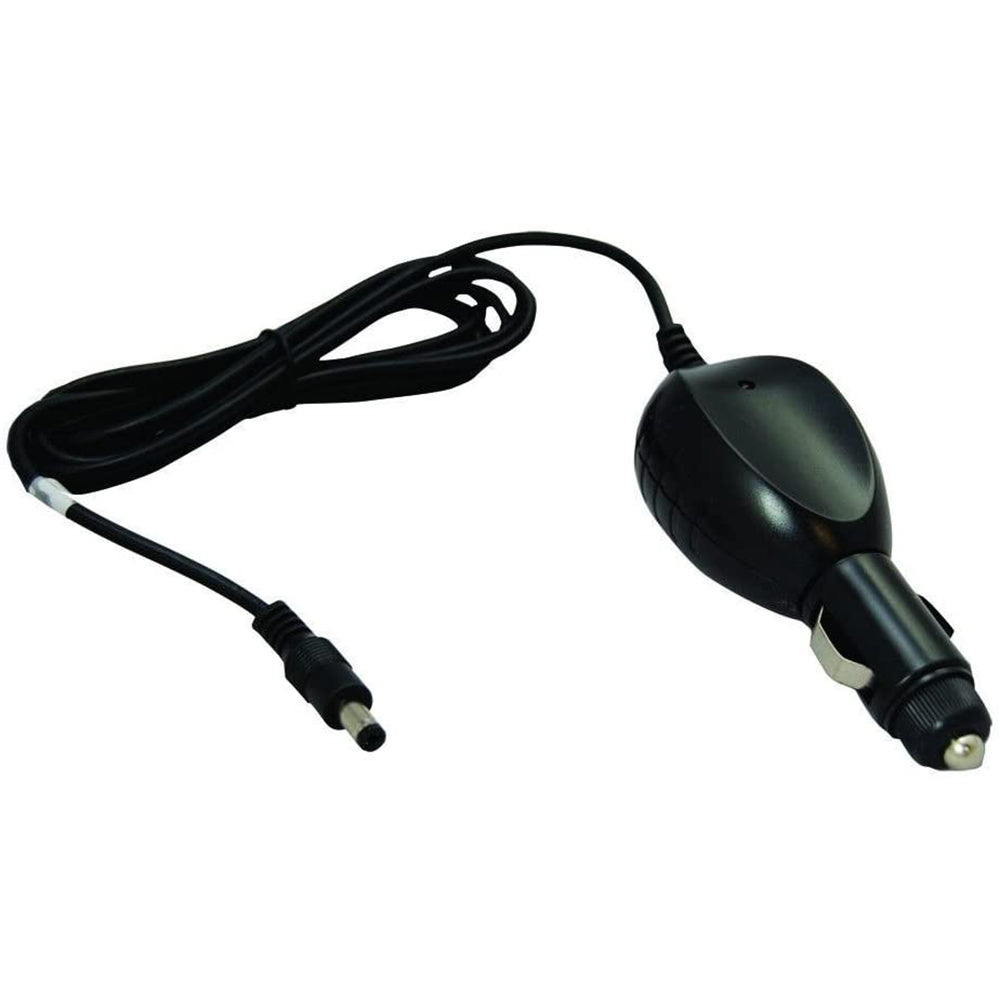 JENSEN 12V power adapter for electronic devices, shown with compact design and cable connection.