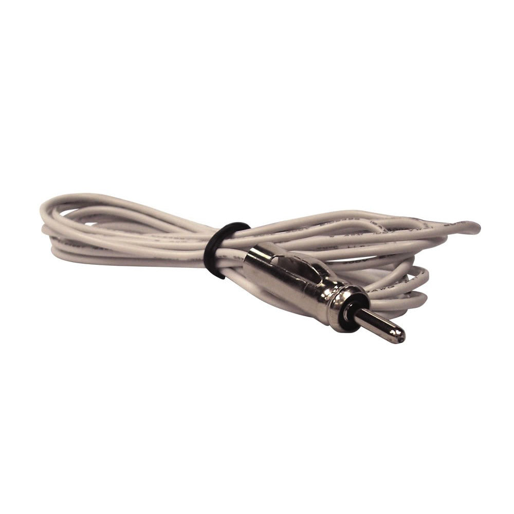 JENSEN AM/FM dipole soft wire antenna for radio reception, shown with flexible wire and mounting hardware.