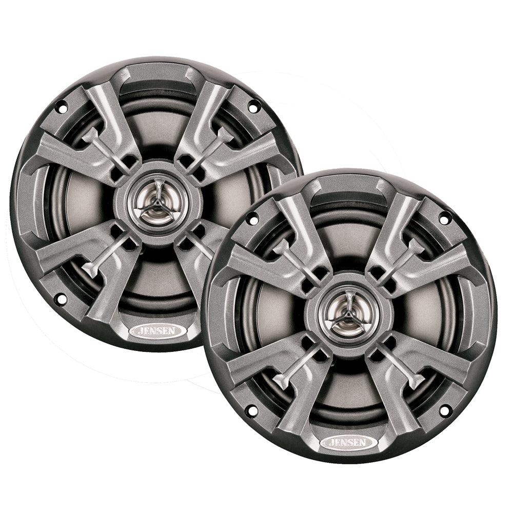 JENSEN 6.5-inch MSX60RVR silver speaker with 75W power output, designed for high-quality audio and durable performance.