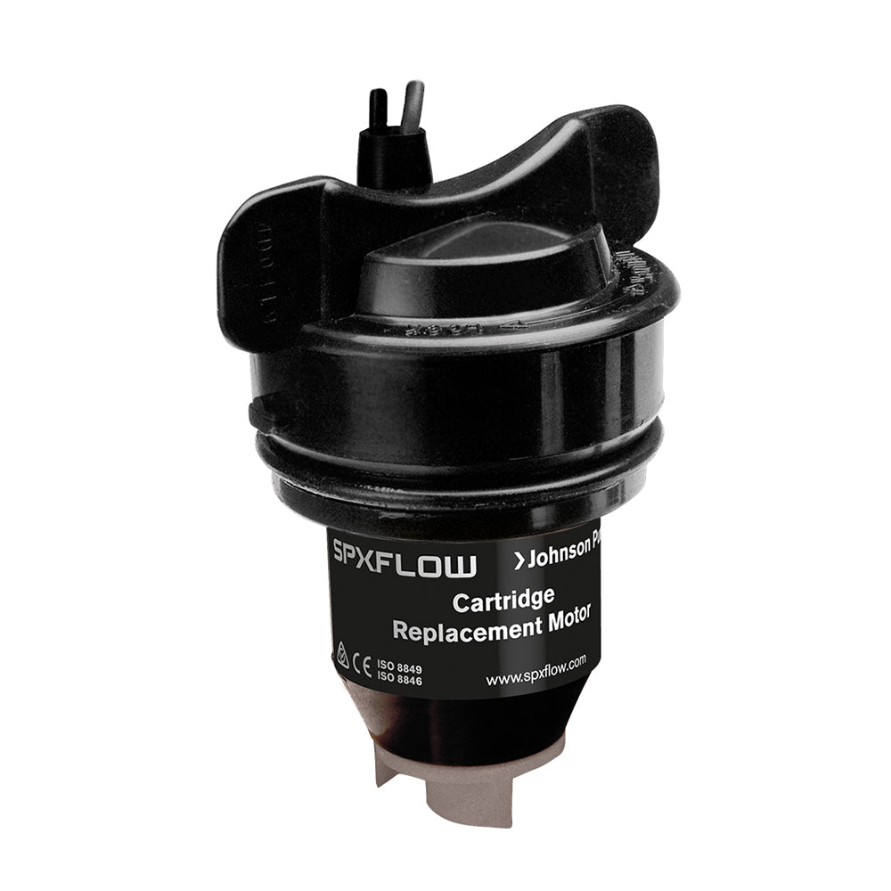 Johnson Pump cartridge motor for accessories, 24V, 500GPH, compact design, compatible with various pump systems.